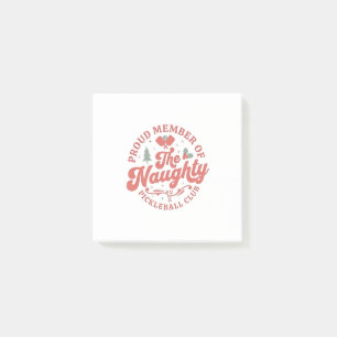Trots lid van de Naughty Pickleball Club Post-it® Notes