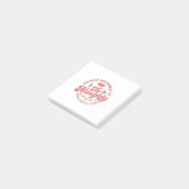 Trots lid van de Naughty Pickleball Club Post-it® Notes (Schuin)