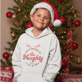 Trots lid van de ondeugende lijst club kerst