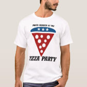 Trots lid van de Pizza Party T-shirt (Voorkant)