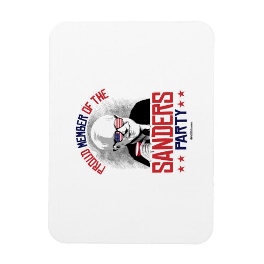 Trots lid van de Sanders Party Magneet (Verticaal)