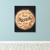 trots lid van de slechte heksenclub canvas afdruk (Insitu (Houten vloer))