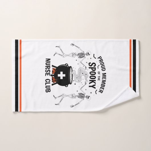 Trots lid van de Spooky Nurse Club Handdoek (Handdoek)