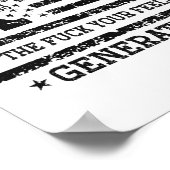 Trots lid van de Your Feelings Gen X USA 4e van Poster (Hoek)