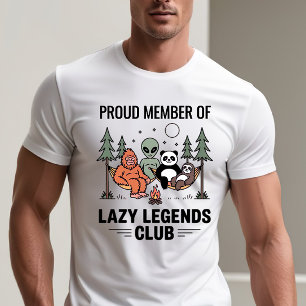 Trots lid van Lazy Legends Club - Grappig Quote T-shirt