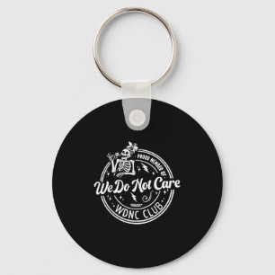 Trots lid van We Do Not Care Club WDNC Skeleton Sleutelhanger