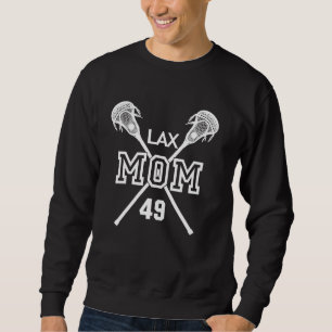 Trots Liefde Lacrosse Mom #49 LAX Speler Nummer 49 Trui