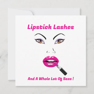 Trots, lippenstift, wimpers, en een heleboel sass