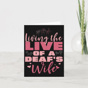 Trots Live van een dove vrouw Trotse Hand Sign Lan Kaart