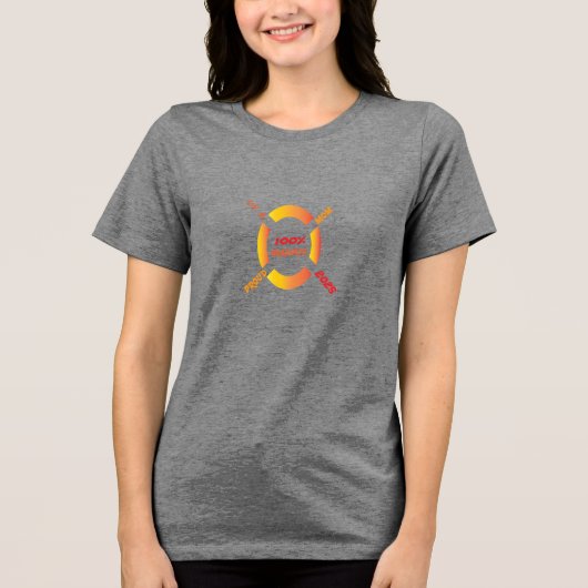 TROTS MAMA VAN EEN 2025 AFSTUDEREN. Tri-Blend SHIRT (Voorkant)