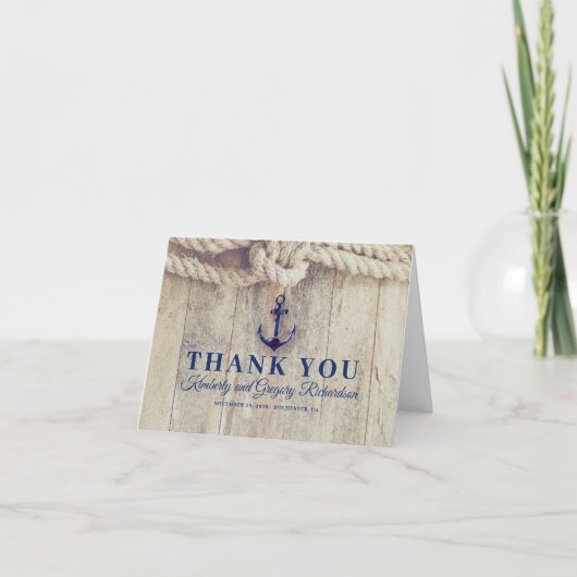 Trots Mariage Na Thank You Bedankkaart (Voorkant)