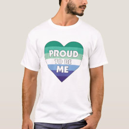 Trots Me LGBTQ Gay Mannen Pride Heart T-shirt