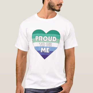 Trots Me LGBTQ Gay Mannen Pride Heart T-shirt