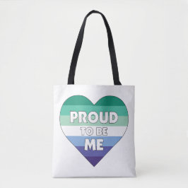 Trots Me LGBTQ Gay Mannen Pride Heart Tote Bag