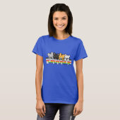 Trots met katten t-shirt (Voorkant volledig)