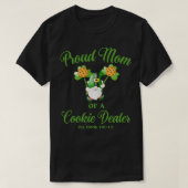 Trots Moeder Matching cookie dealer meisje St Patr T-shirt (Design voorkant)