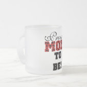 Trots Moeder om Tshirts en geschenken te zijn Matglas Koffiemok (Voorkant links)