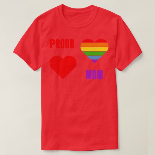 Trots Moeder Tshirt LGBT Pride LGBTQ Supporter Pri (Design voorkant)
