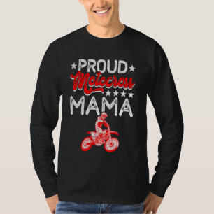 Trots Motorcross Mama Moederdag Sport Mama Mama T-shirt