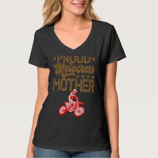 Trots Motorcross Moeder Moederdag Sport Mama Mo T-shirt