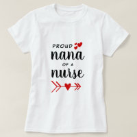 Trots Nana van een verpleegster Red Hearts