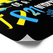 Trots Nana van T21 Warrior Down Syndrome Awareness Poster (Hoek)