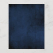 Trots Navy & Goud Koninklijke Save The Date Budget Flyer (Achterkant)