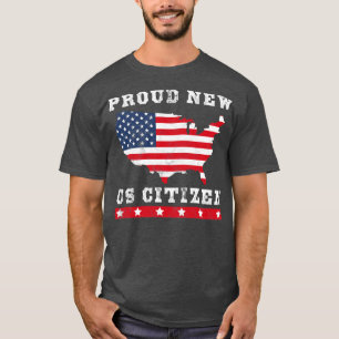 Trots nieuw Amerikaans staatsburgerschap T-shirt
