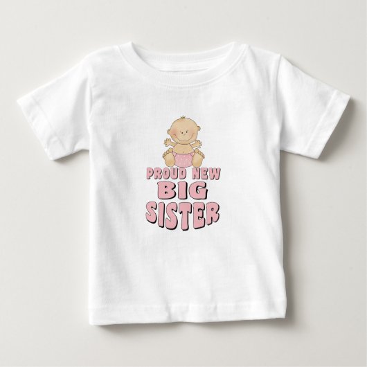 Trots nieuw groot zusje meisje (Voorkant)