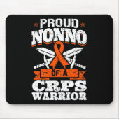 Trots non van een CRPS Warrior RSD Awareness Ribbo Muismat (Voorkant)
