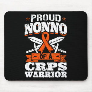 Trots non van een CRPS Warrior RSD Awareness Ribbo Muismat