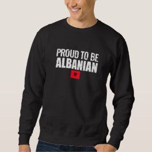 trots om Albanees - Albanese vlag te zijn , druk A Trui