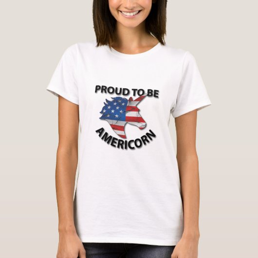 Trots om AMERICORN te zijn 1.1 T-shirt (Voorkant)