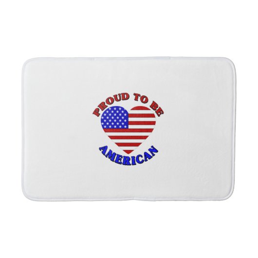 trots om Amerikaans te zijn Badmat (Voorkant)