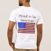 Trots om Amerikaans te zijn, jouw stijl T-shirt (Achterkant)