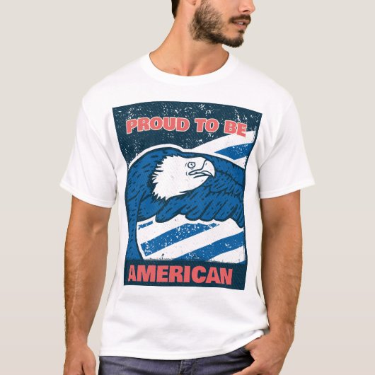 trots om Amerikaans te zijn T-shirt (Voorkant)