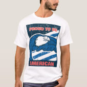 trots om Amerikaans te zijn T-shirt (Voorkant)