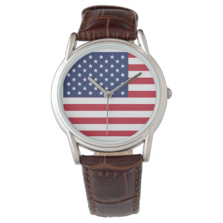 Trots om Amerikaans te zijn: Tijdloze VS Vlaggenve Horloge