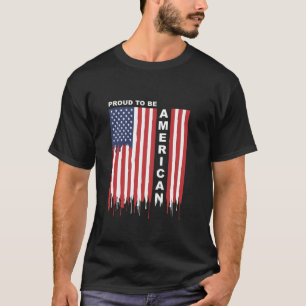 Trots om Amerikaans Vlag Patriottisch Amerika te z T-shirt