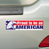 trots om Amerikaanse Bumpersticker te zijn (Op auto)
