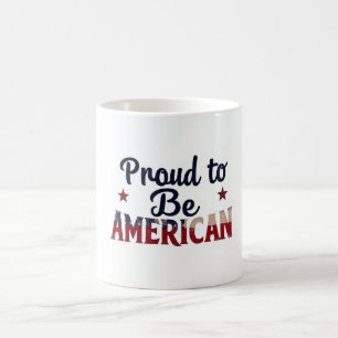 Trots om Amerikaanse Patriottische Koffie Mok te z