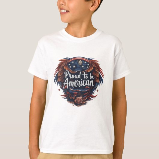 Trots om Amerikaanse T te zijn, shirt (Voorkant)