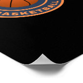 Trots om basketbalmoeder te zijn poster (Hoek)