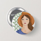 Trots om biologisch te zijn ronde button 5,7 cm (Voorkant /achterkant)