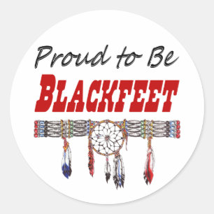 Trots om Blackfeet Decals of Stickers te zijn