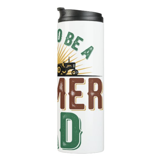 Trots om boer te zijn thermosbeker (Geroteerd rechts)