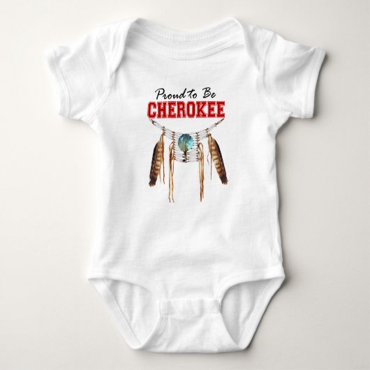 Trots om Cherokee Baby Onsie te zijn Romper (Voorkant)