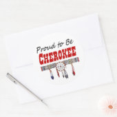 Trots om Cherokee Window Decal of Stickers zijn (Envelop)