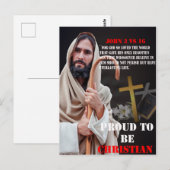 Trots om Christelijk te zijn Briefkaart (Voorkant / Achterkant)