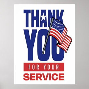 Trots om de veteranen van Amerika te eren Poster